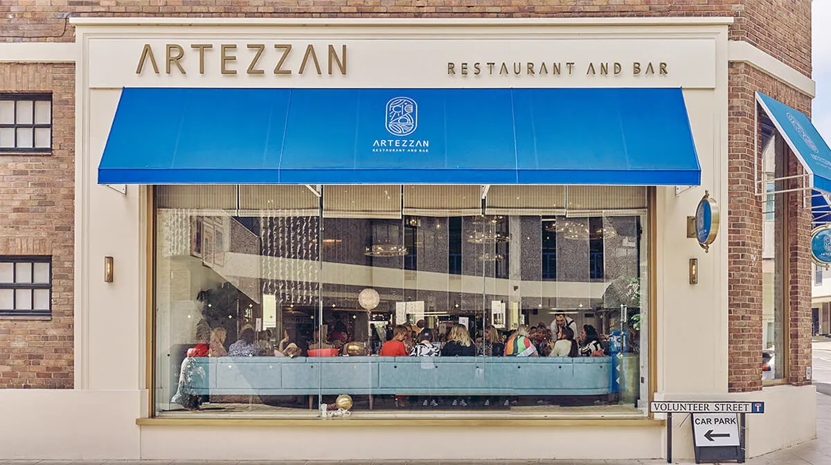 Exterior of Artezzan Restaurant and Bar in Chester